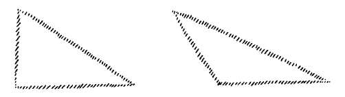 Right and obtuse triangles